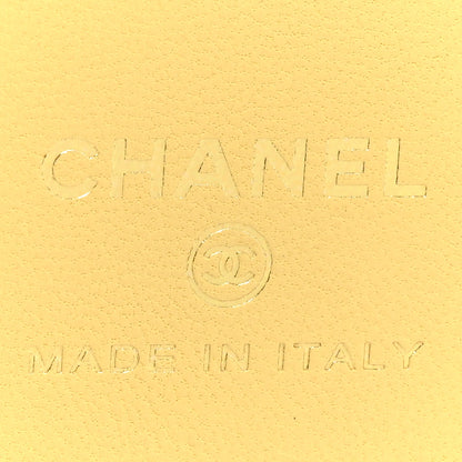 Chanel Tweed Quilted iPhone XII Pro Case With Chain Yellow Pink 7 of 13