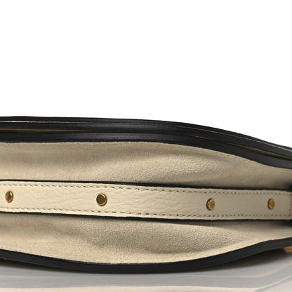 Chloe Calfskin Suede Small Nile Bracelet Bag Off White 9 of 9