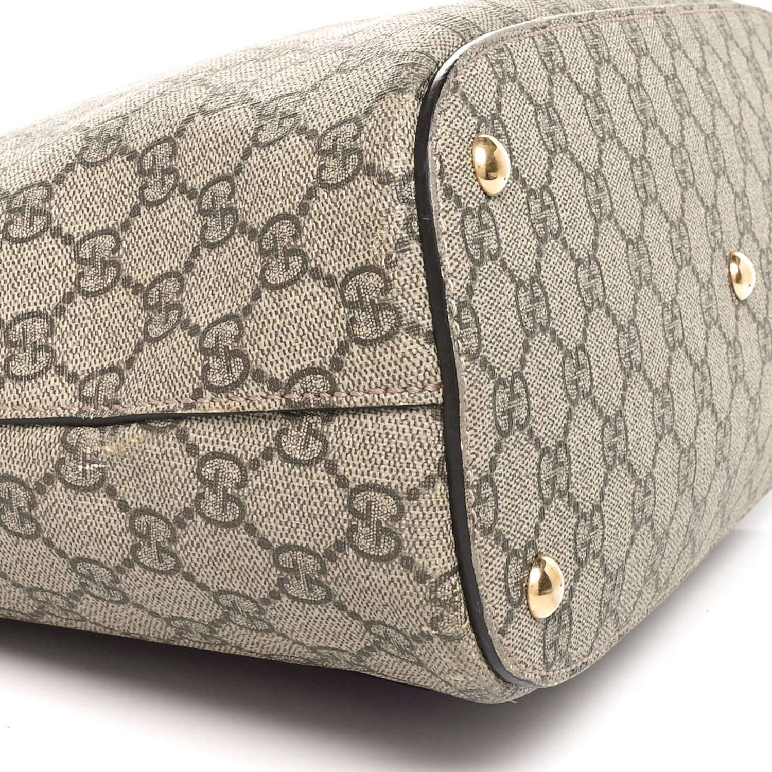 Gucci GG Supreme Monogram Linea A Hobo Red 9 of 11