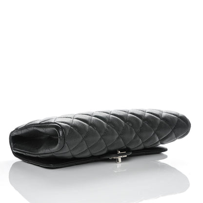 Chanel Caviar Quilted Clutch With Chain Flap Black 4 of 7
