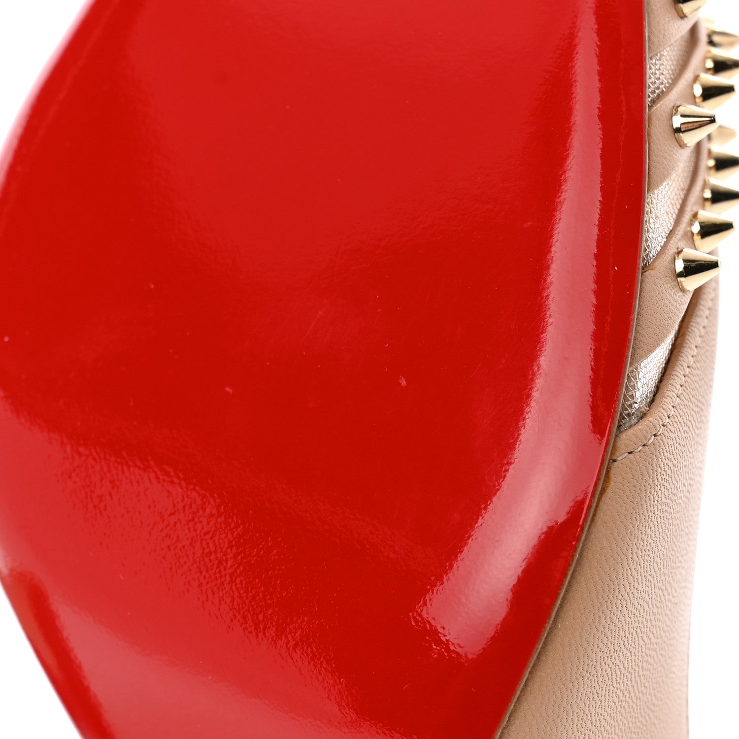 Christian Louboutin Kid Bareta 100 Pumps 37 Nude Light Gold 13 of 22