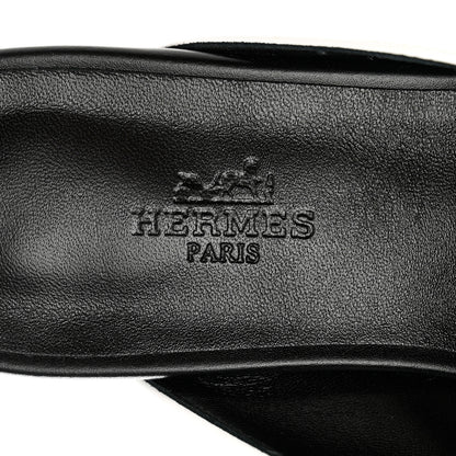 Hermes Lizard Calfskin Oz Mules 37.5 Ombre 7 of 9