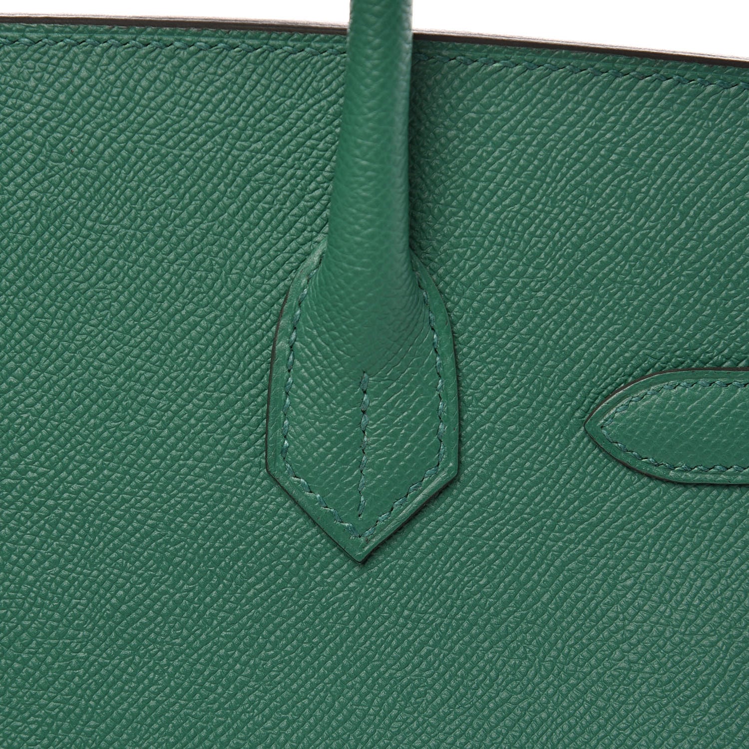 Hermes Epsom Birkin 30 Vert Vertigo 17 of 37