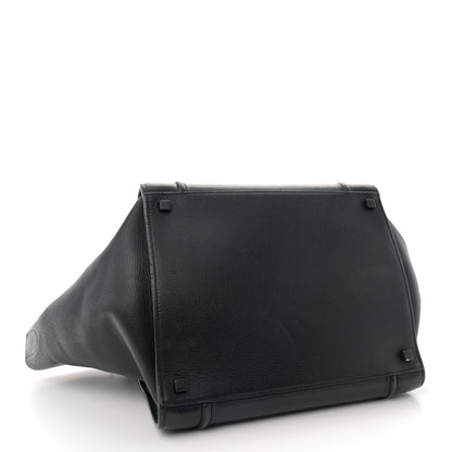 Celine Supple Calfskin Medium Phantom Luggage Black 4 of 14