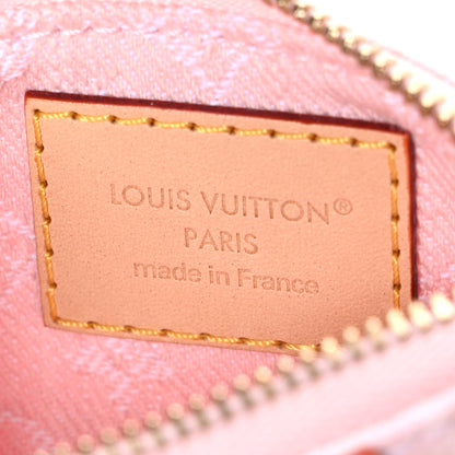 Louis Vuitton Monogram Denim Key Pouch Washed Pink 6 of 7