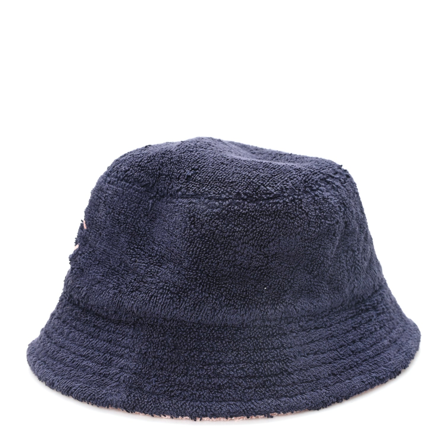 Chanel Cotton Terry Cloth CC Bucket Hat S Blue Pink 4 of 9