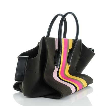 Celine Cotton Canvas Medium Phantom Luggage Multicolor 8 of 8