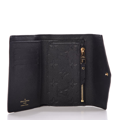 Louis Vuitton Empreinte Compact Curieuse Wallet Black 5 of 8