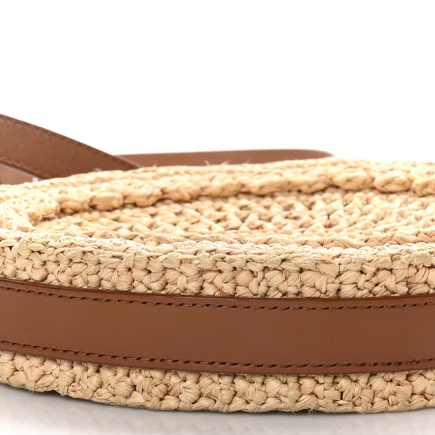 Raffia Sac Round Naturel