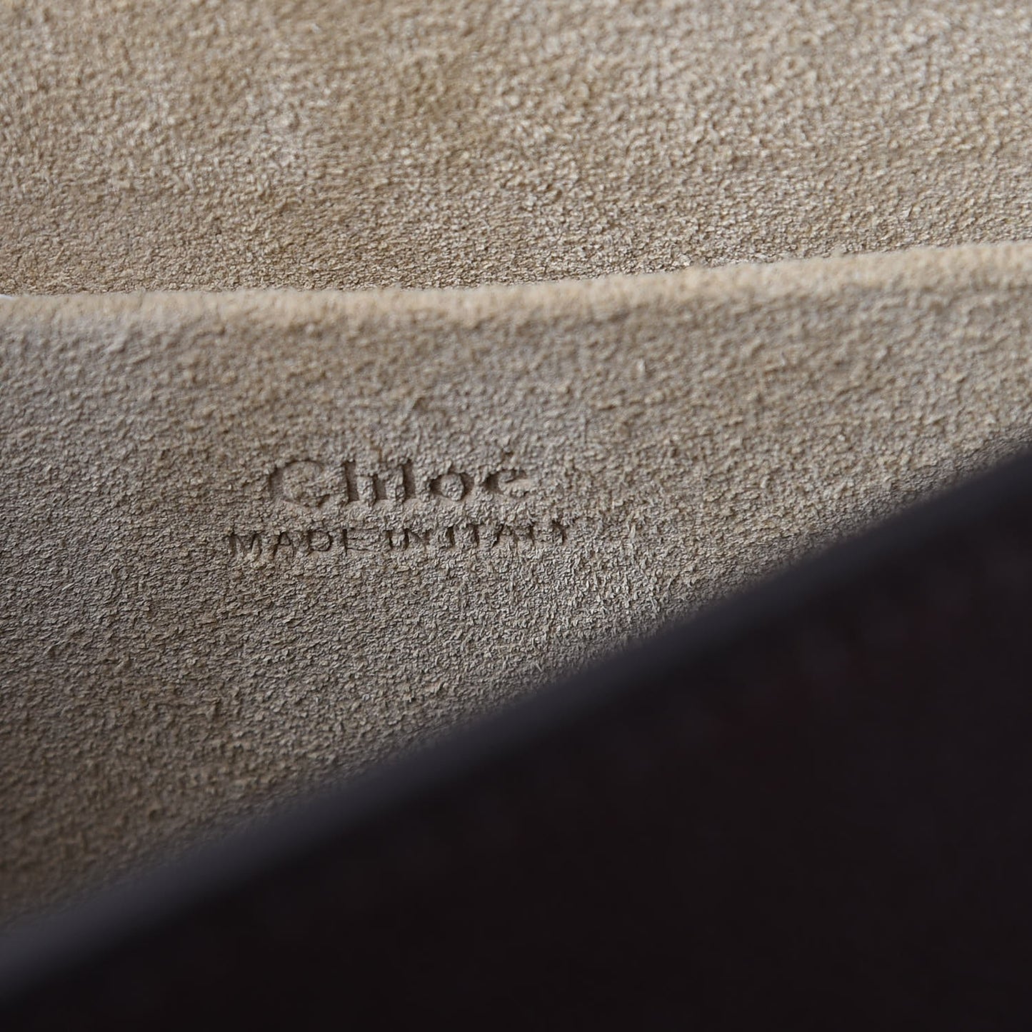 Calfskin Suede Medium Nile Bracelet Bag Carbon Brown