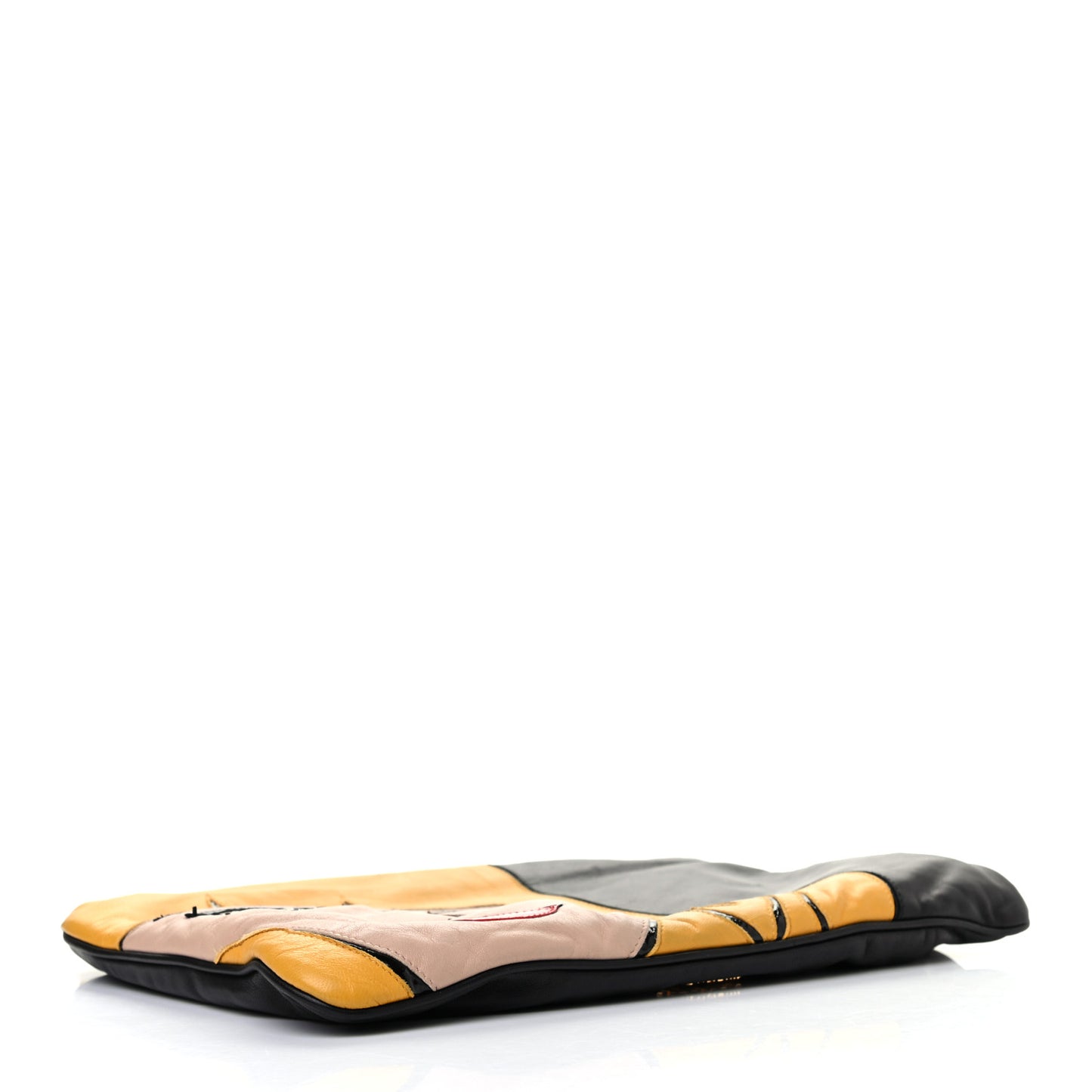 Nappa Pop Girl Zip Pouch Black