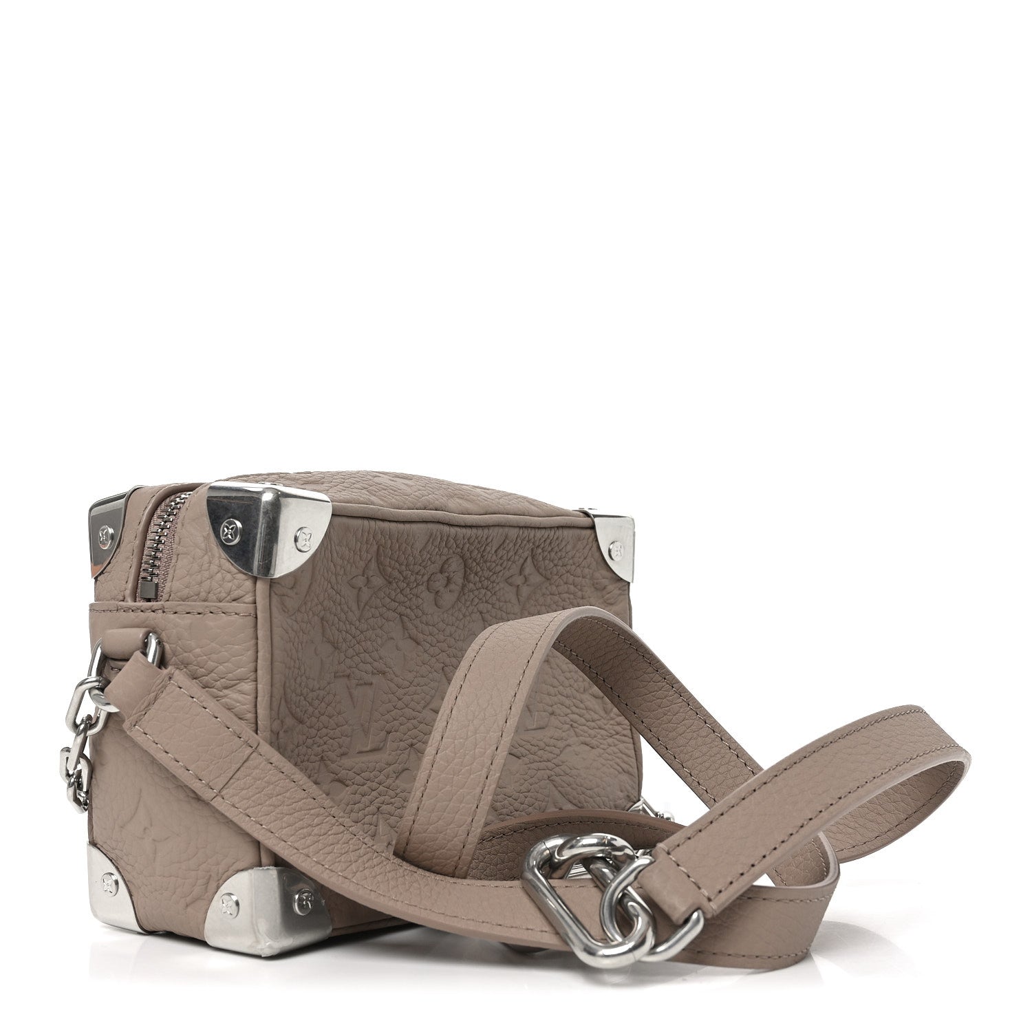 Louis Vuitton Taurillon Monogram Mini Soft Trunk Riverstone 3 of 9