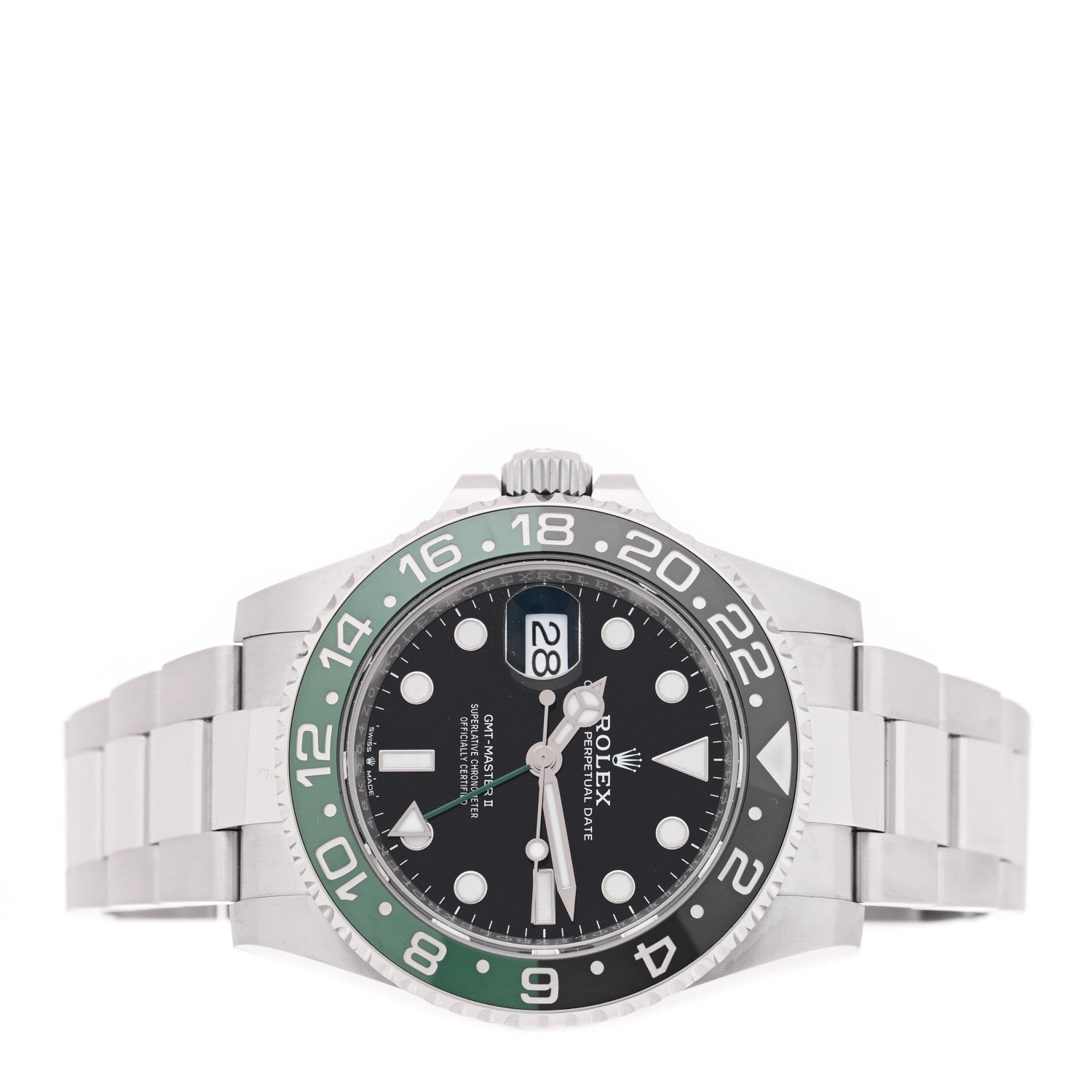 Rolex Stainless Steel 40mm Oyster Perpetual Date GMT Master Ⅱ Sprite Watch 126720VTNR 2 of 5