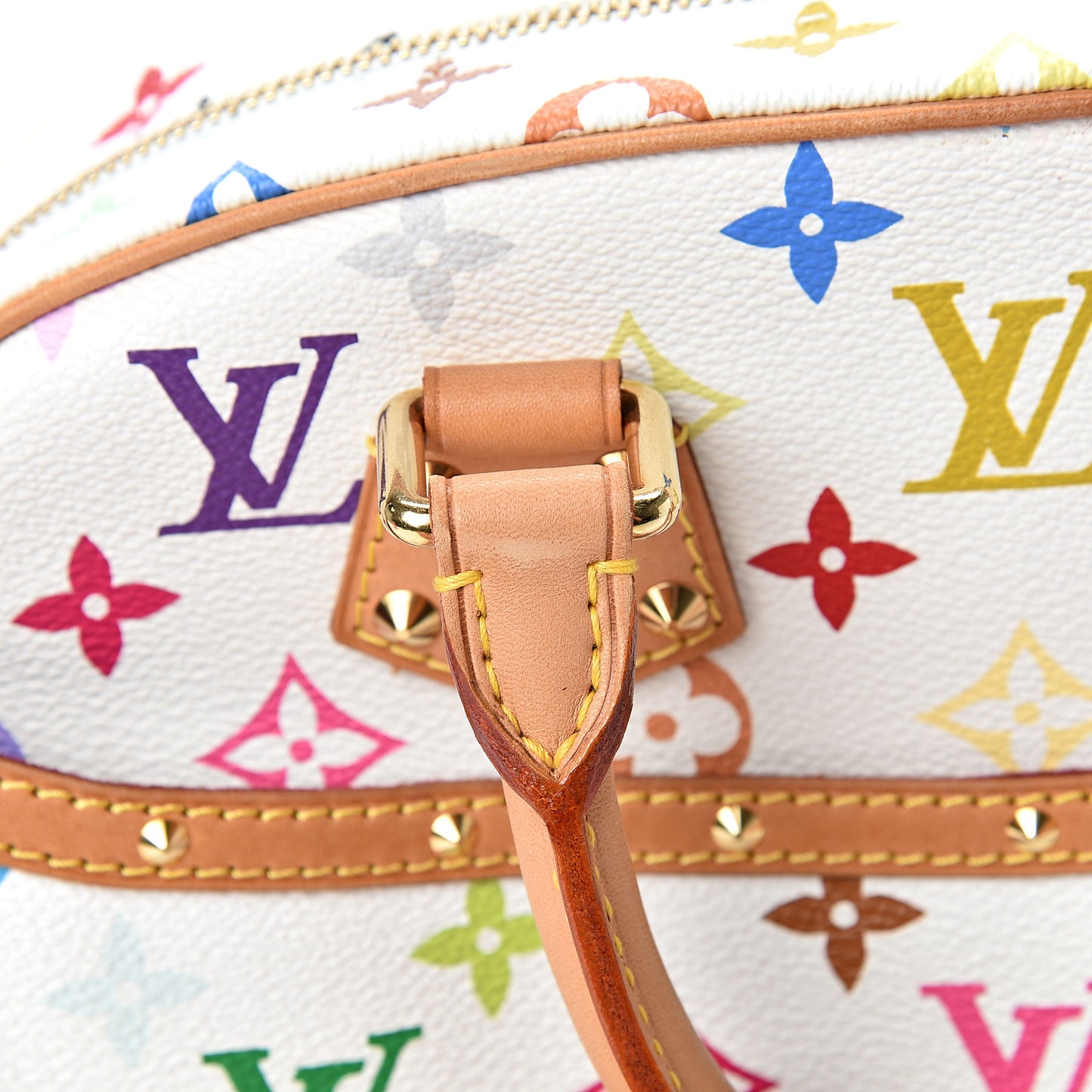 Monogram Multicolor Trouville White