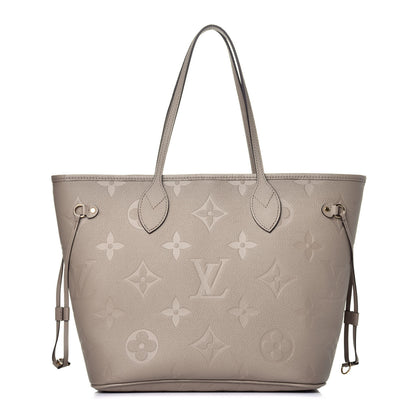 Louis Vuitton Empreinte Monogram Giant Neverfull MM Tourterelle 1 of 9