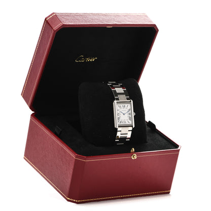 Cartier Stainless Steel 27mm Tank Solo Quartz Watch 6 of 6