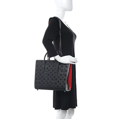 Christian Louboutin Calfskin Spikes Loubinthesky Medium Paloma Black 2 of 10
