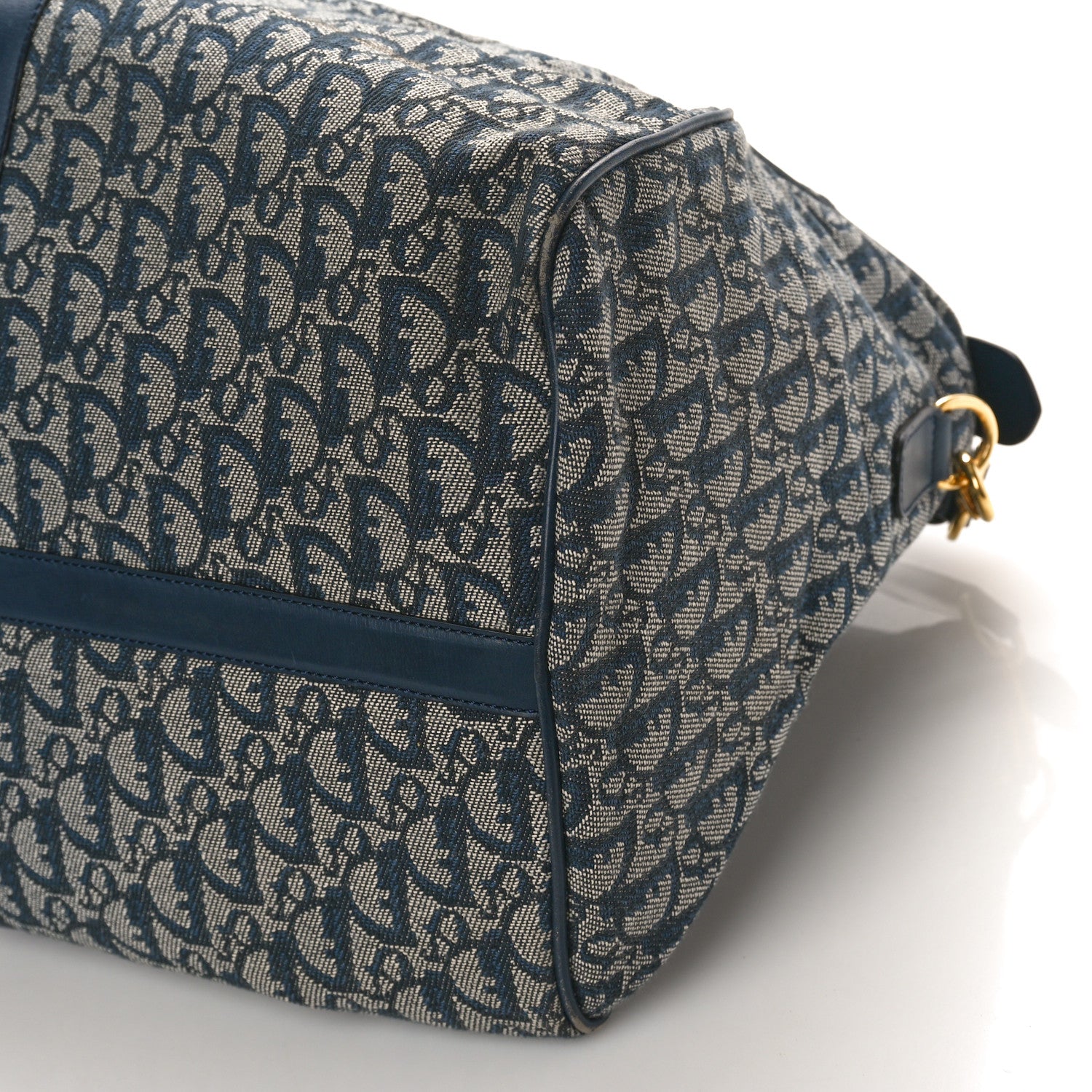 Christian Dior Monogram Boston Navy Blue 9 of 16