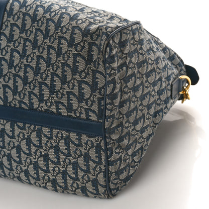 Christian Dior Monogram Boston Navy Blue 9 of 16