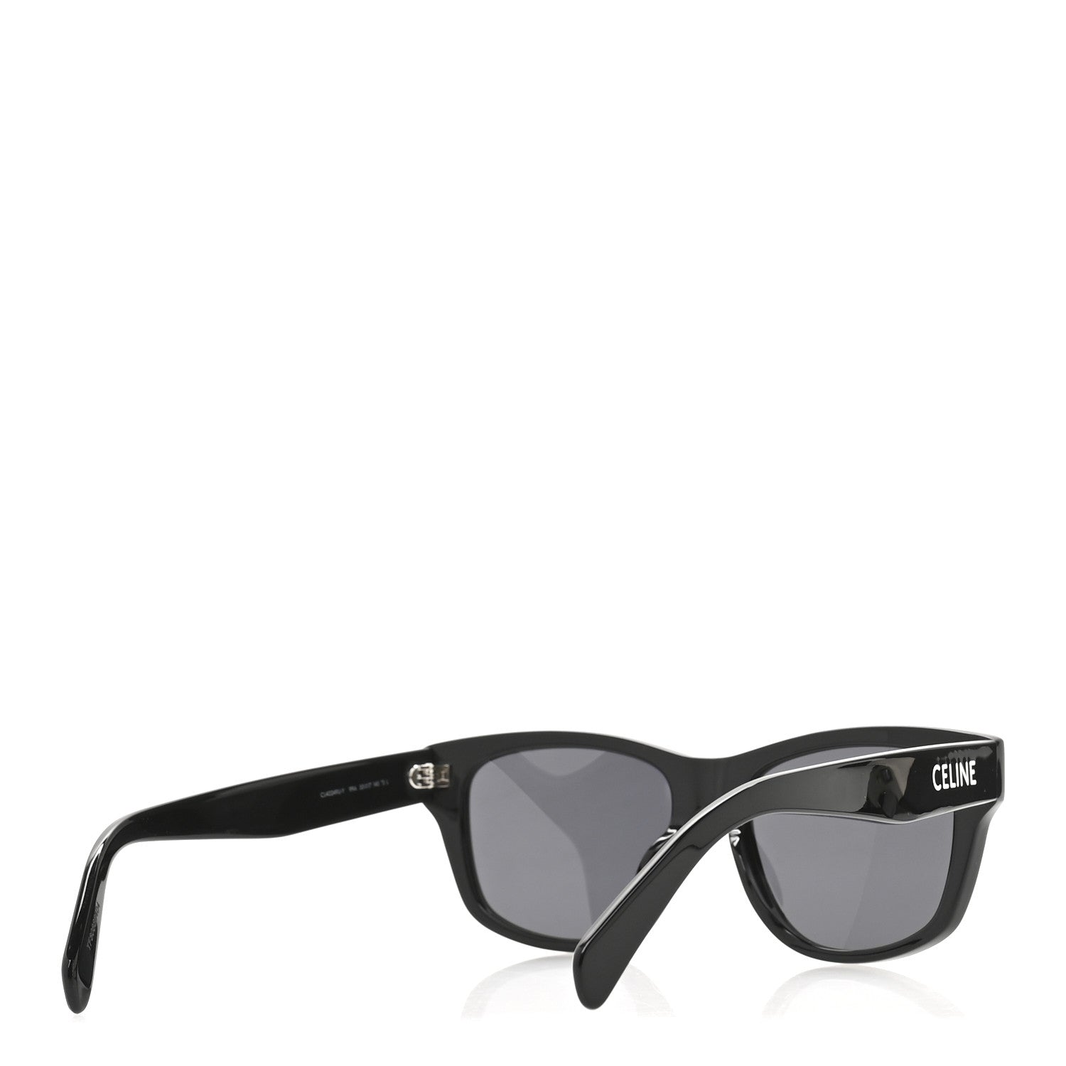 Celine Acetate Square Sunglasses CL40249U-Y Black Black 4 of 8