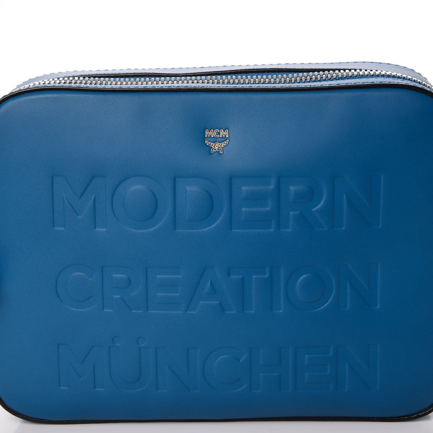 Calfskin Repro Crossbody Bag Blue