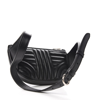 Prada Soft Calfskin Impunture Diagramme Belt Bag Black 2 of 8