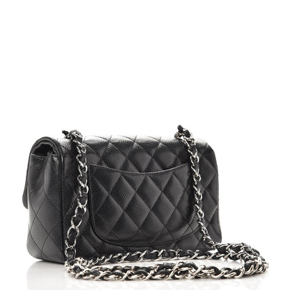 Chanel Caviar Quilted Mini Rectangular Flap Black 3 of 7