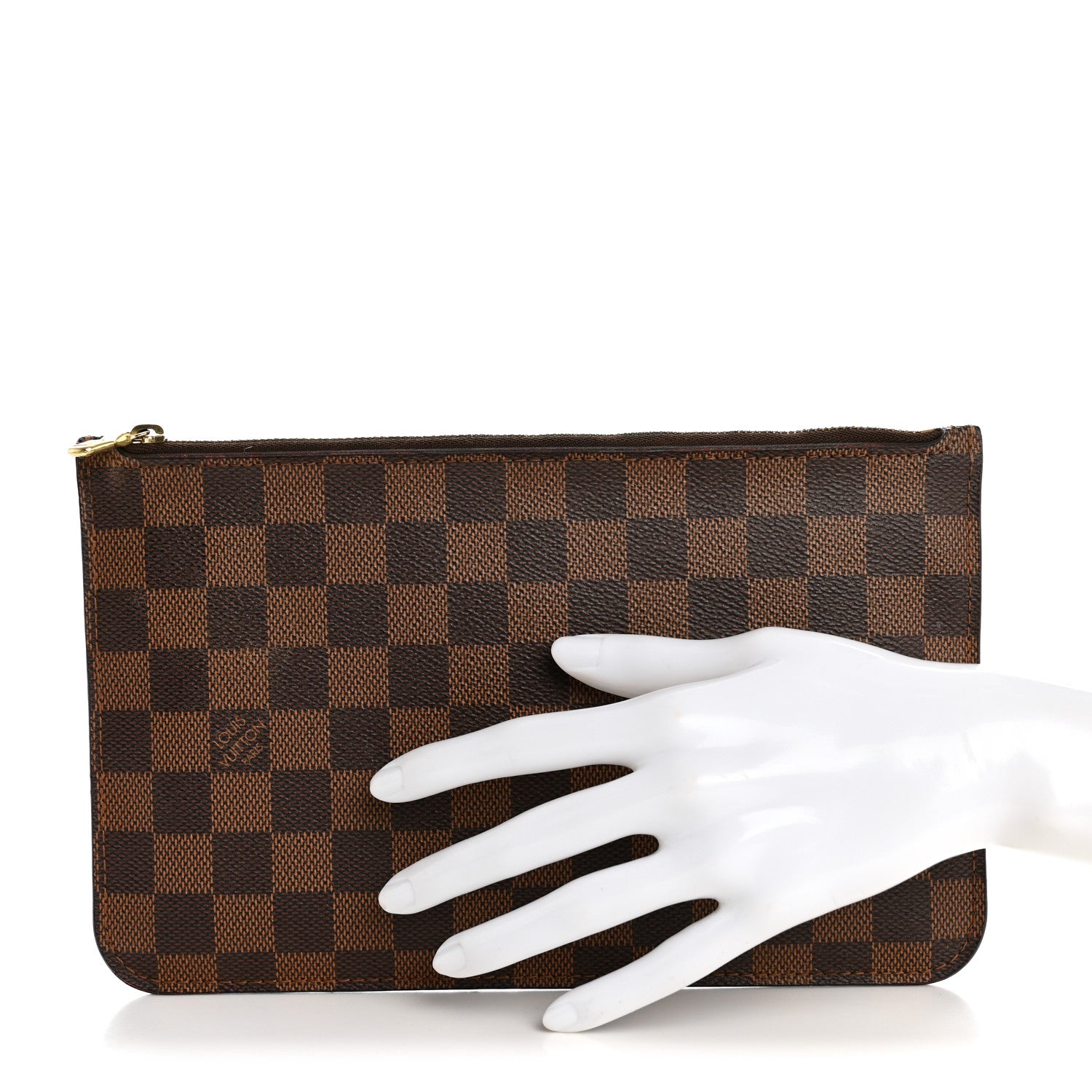 Louis Vuitton Damier Ebene Neverfull MM GM Pochette 2 of 11