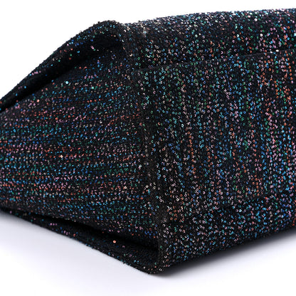 Chanel Viscose Sequins Medium Deauville Tote Black 8 of 9