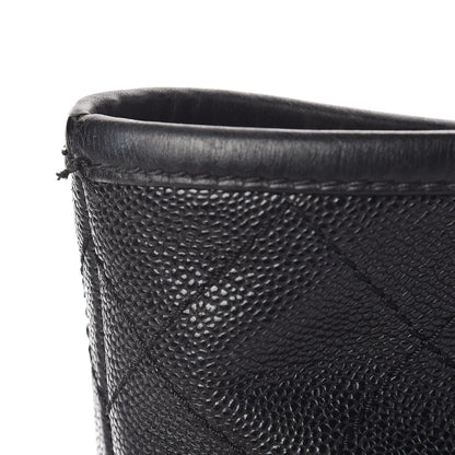 Chanel Grained Calfskin Shopping Fever Tote Black 21 of 21