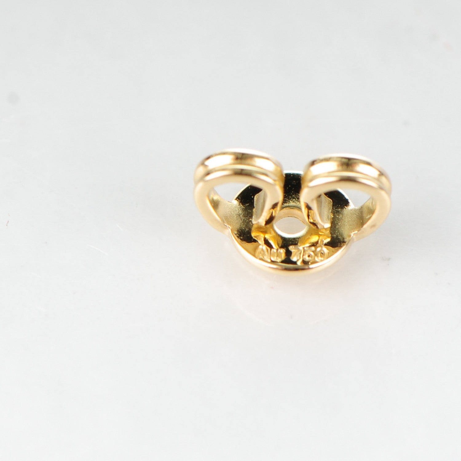 Gucci 18K Yellow Gold GG Tissue Stud Earrings 6 of 7