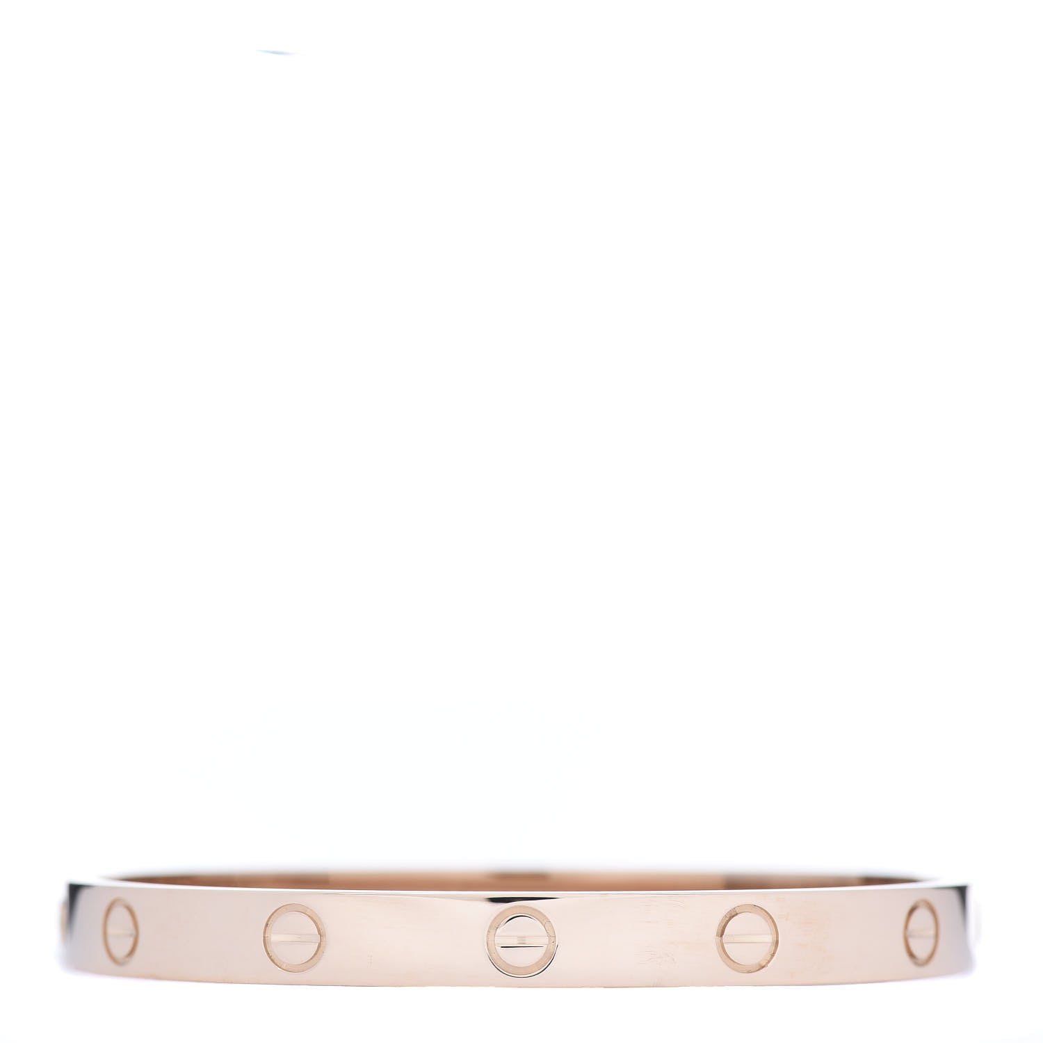 Cartier 18K Pink Gold LOVE Bracelet 17 1 of 6