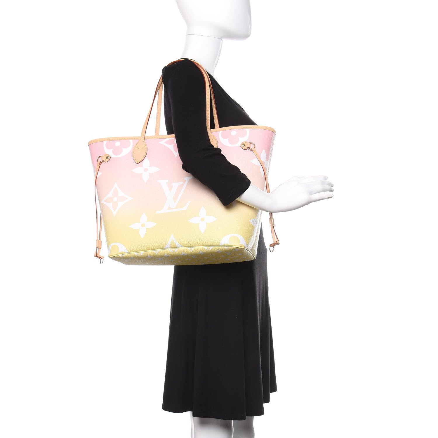 Louis Vuitton Monogram Giant By The Pool Neverfull MM Light Pink 2 of 9