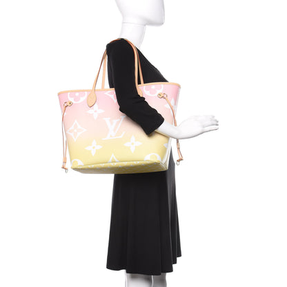 Louis Vuitton Monogram Giant By The Pool Neverfull MM Light Pink 2 of 9