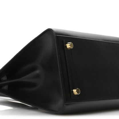 Hermes Box Birkin Sellier 25 Black 9 of 11