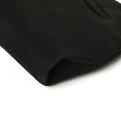 Prada Tessuto Nylon Saffiano Flat Messenger Bag Black 11 of 11