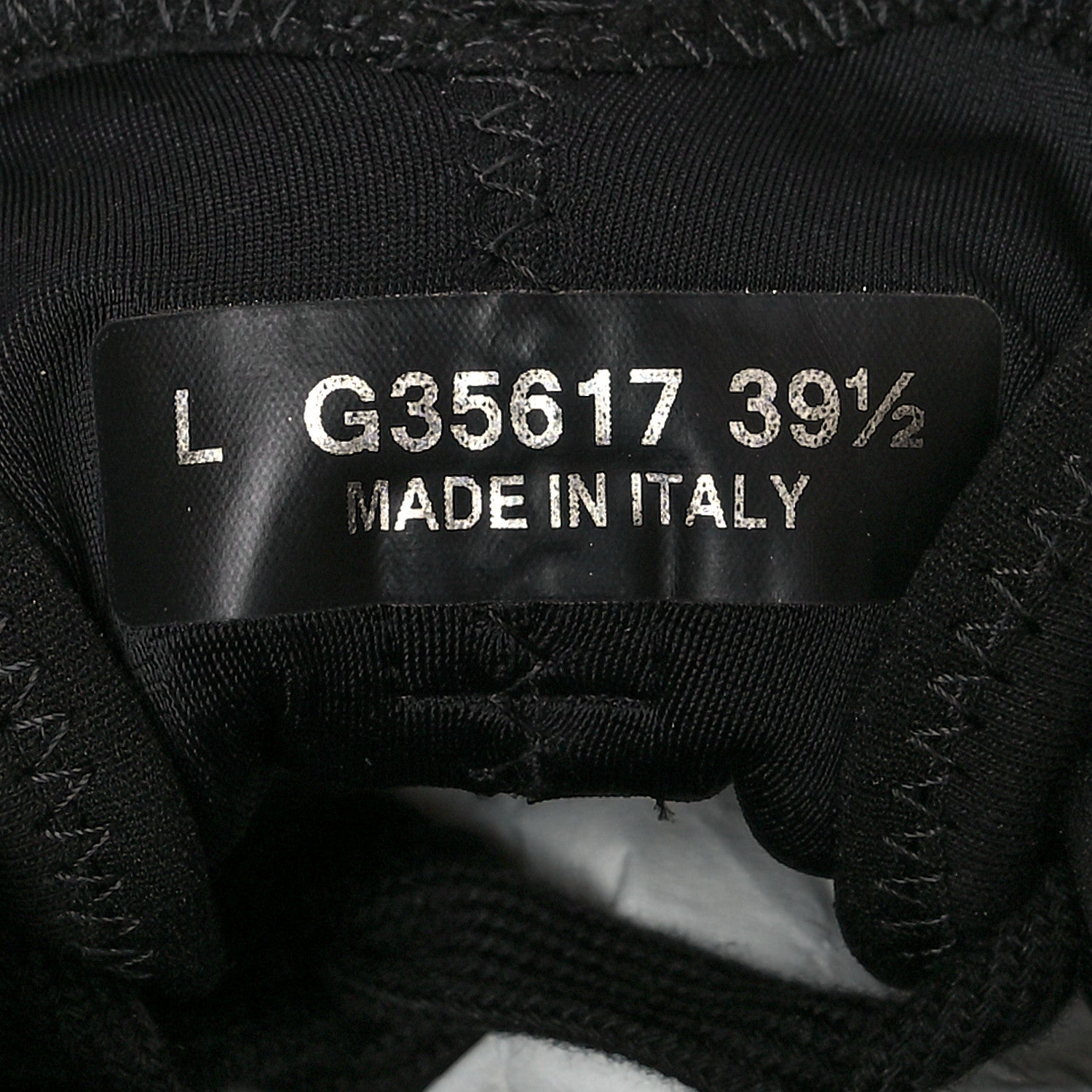 Chanel Velvet Calfskin Mixed Fibers CC Sneakers 39.5 Black 8 of 9