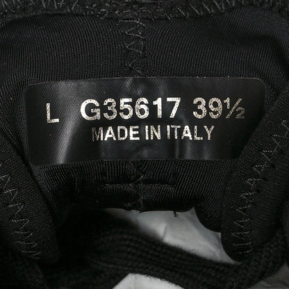 Chanel Velvet Calfskin Mixed Fibers CC Sneakers 39.5 Black 8 of 9