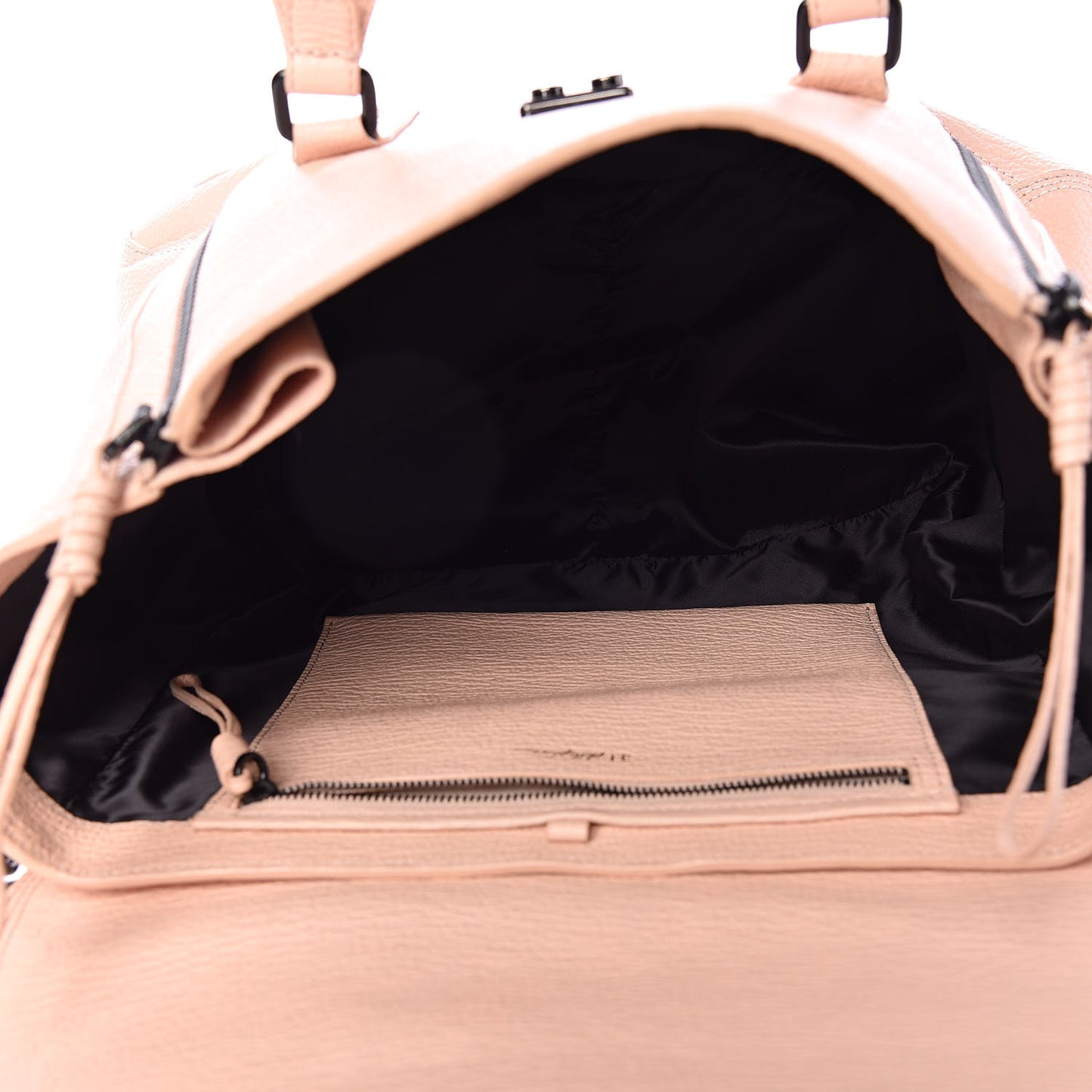 3.1 Textured Calfskin Large Pashli Satchel Blush