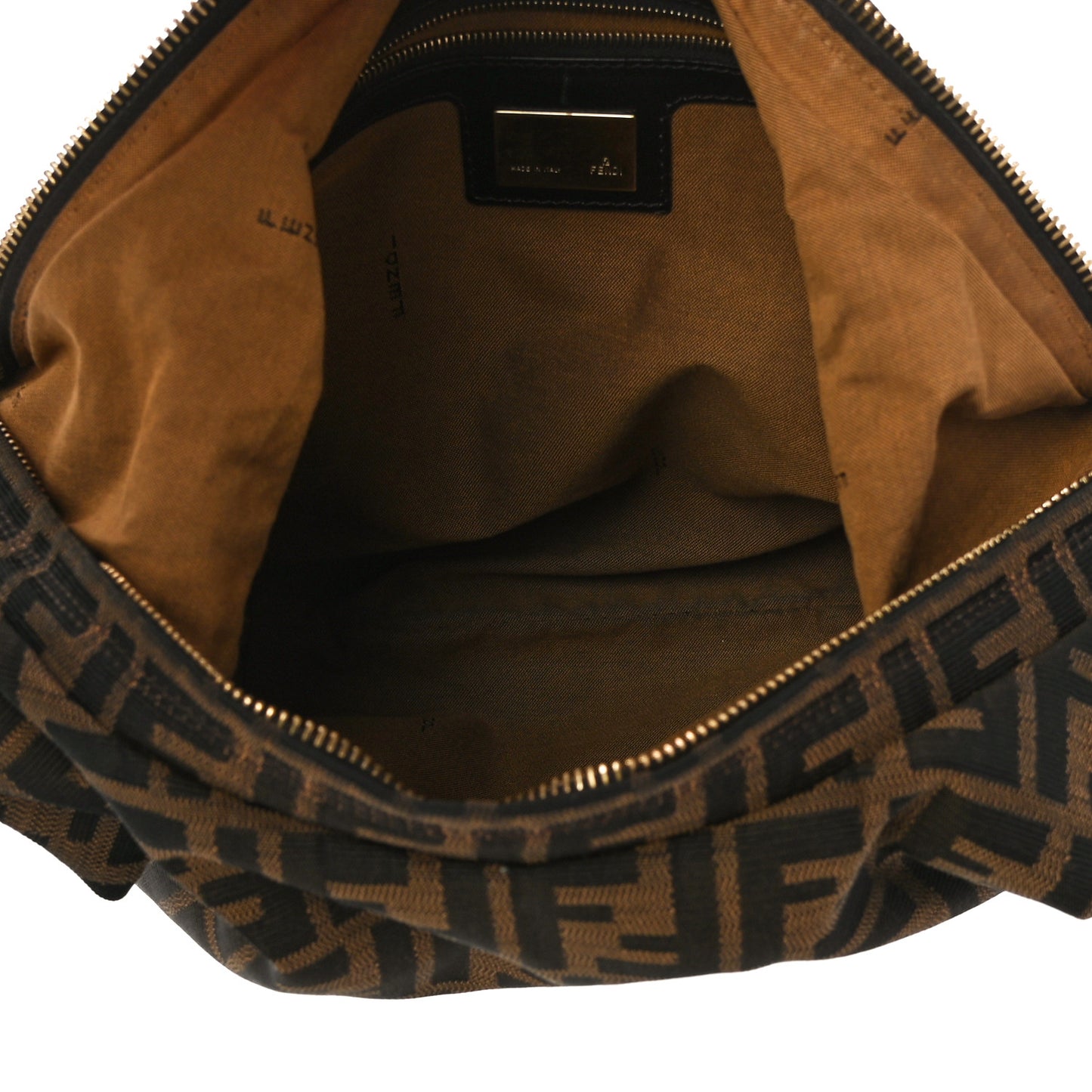 Zucca Cuoio Lucido Small Chef Hobo Tobacco Moro