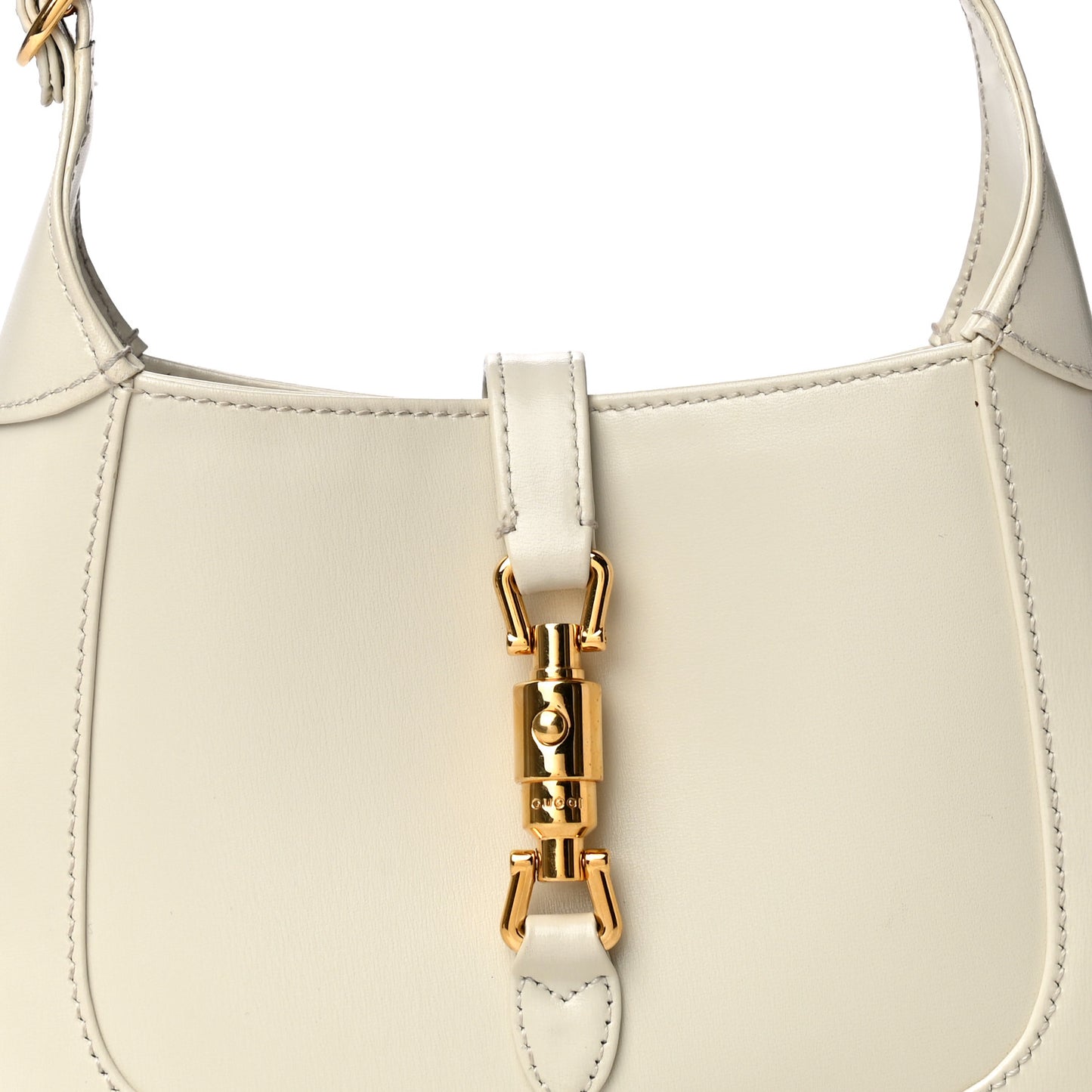 Boarded Dyana Lux Calfskin Mini Jackie 1961 Hobo Mystic White