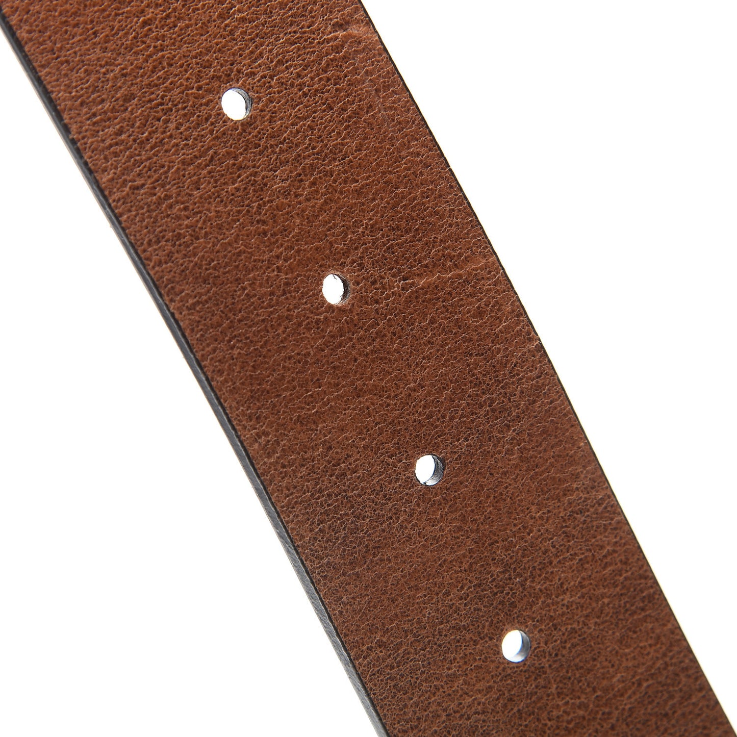 Calfskin Metal Tiger head Buckle Belt 105 42 Brown