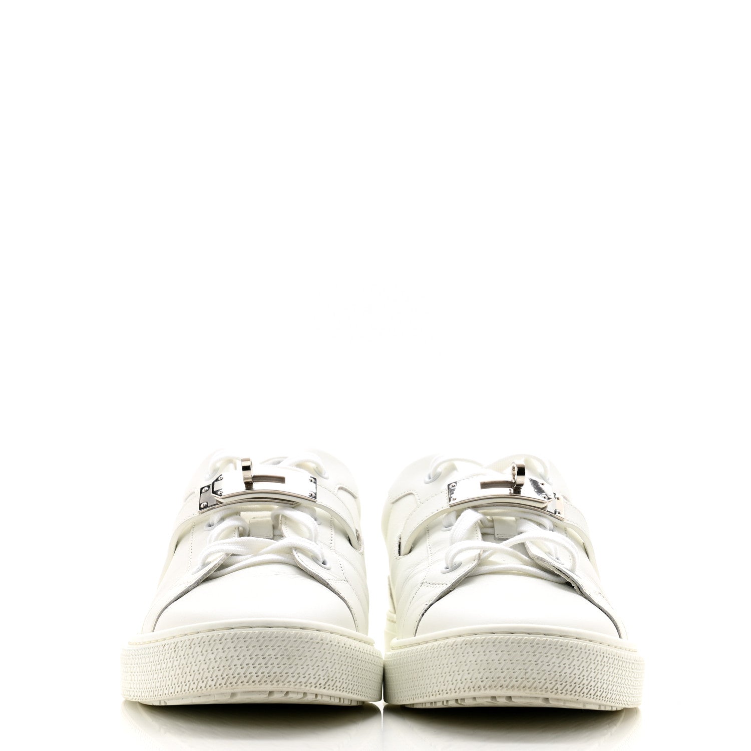 Hermes Calfskin Mens Day Sneakers 40.5 White 2 of 12