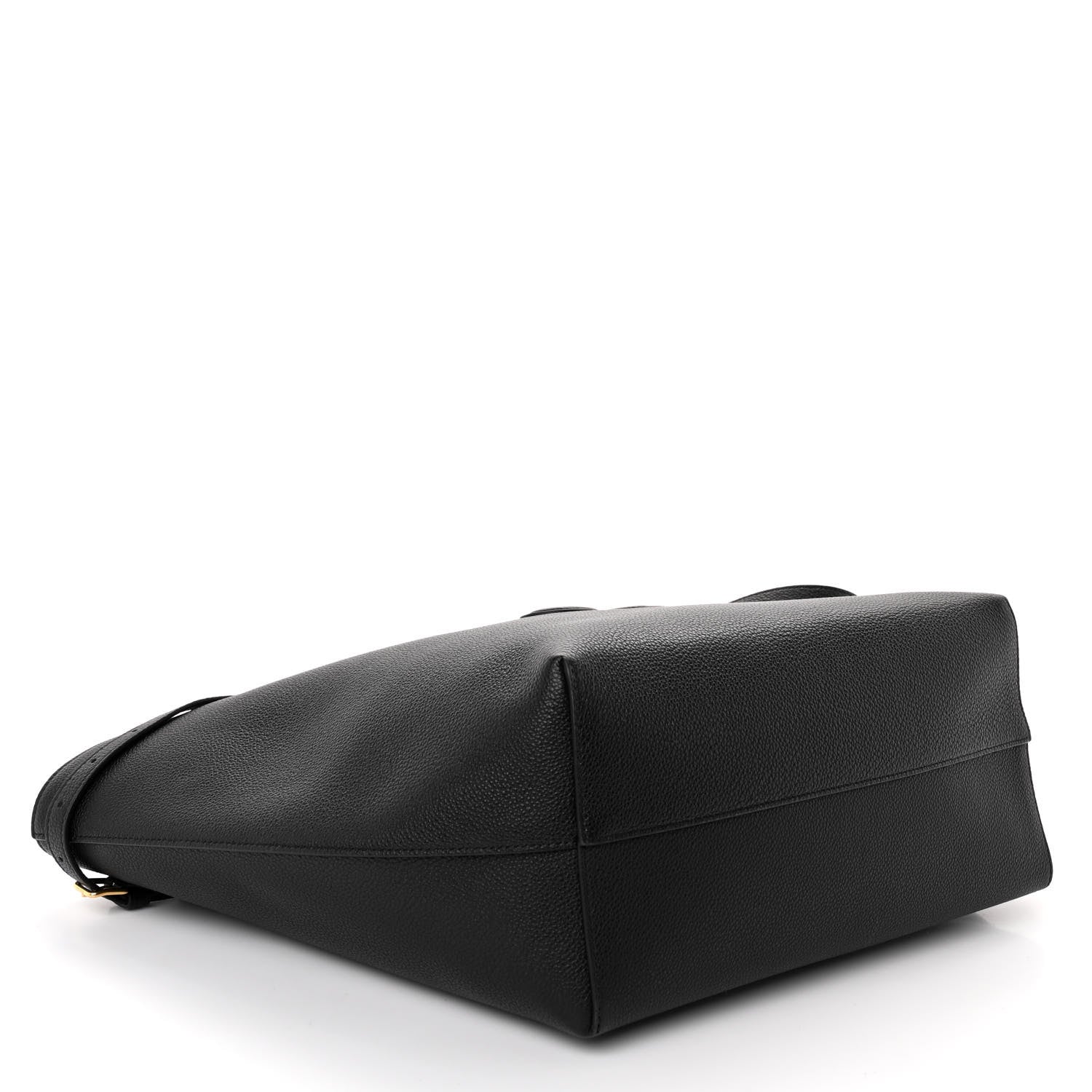 Celine Grained Calfskin Triomphe Medium Cabas Anais Black 4 of 9