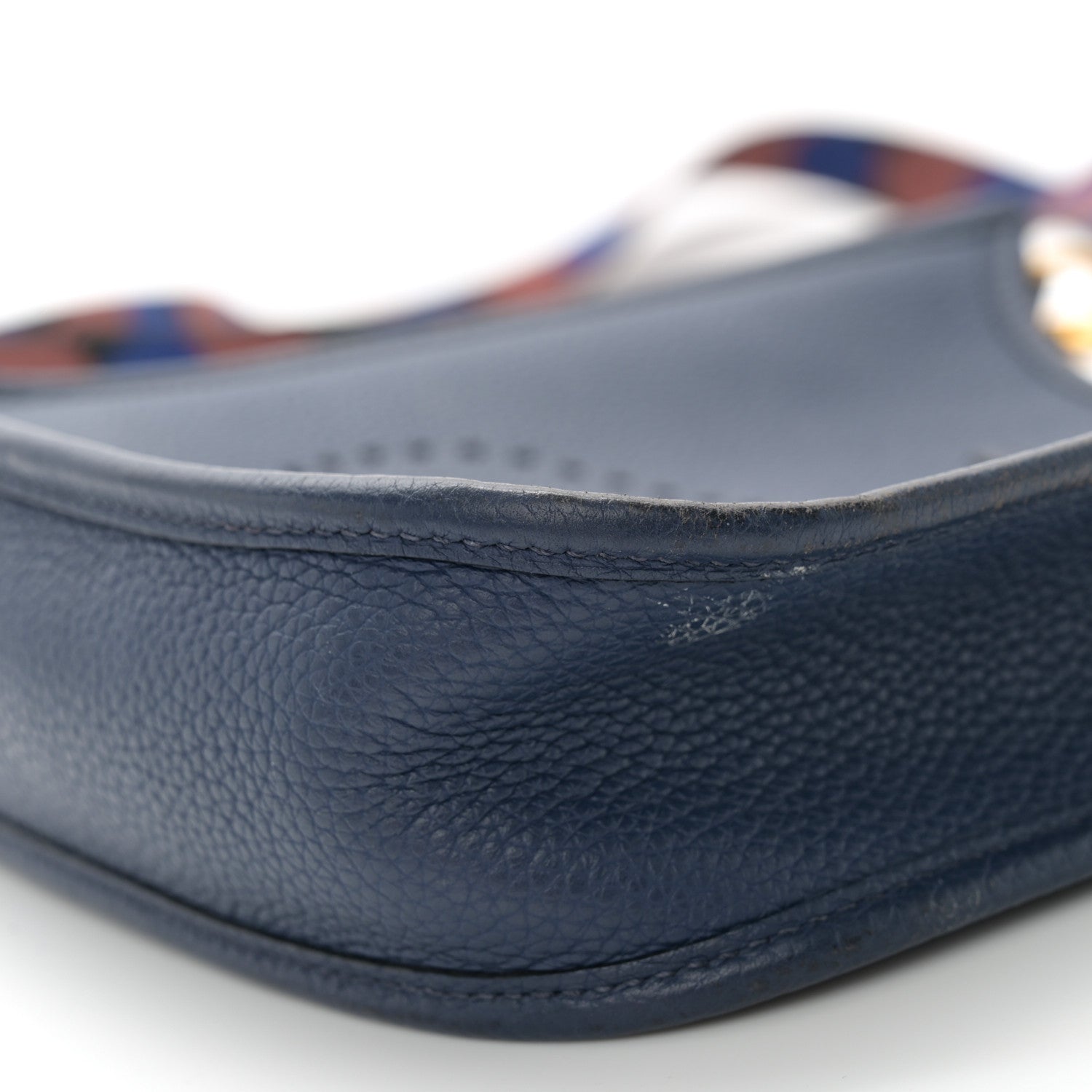 Hermes Taurillon Clemence Flipperball Sangle Evelyne TPM Bleu Saphir Black Bleu Saphir 10 of 13