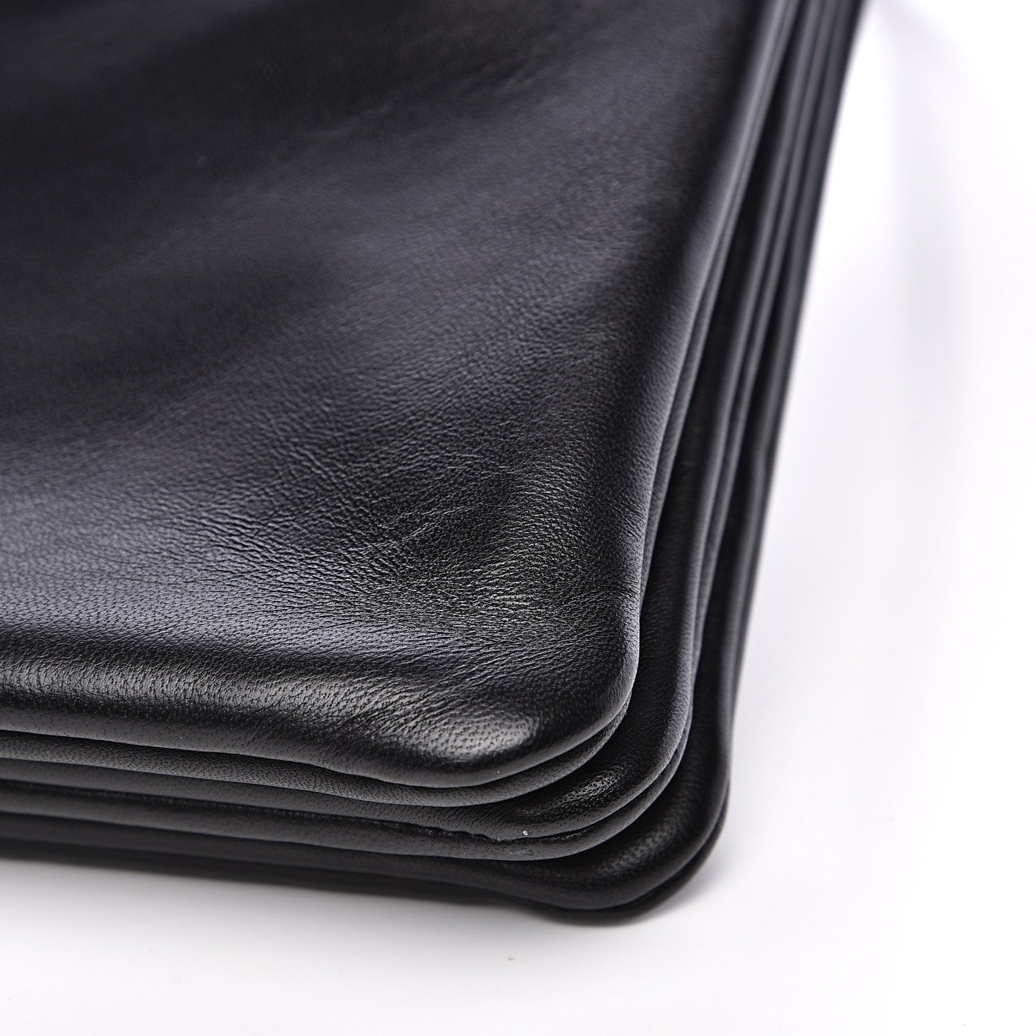 Celine Lambskin Large Trio Crossbody Bag Black 9 of 10