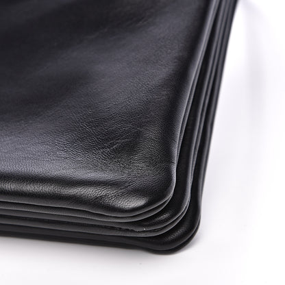 Celine Lambskin Large Trio Crossbody Bag Black 9 of 10