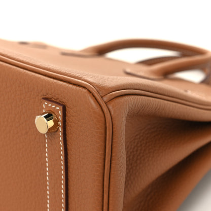Hermes Togo Birkin 25 Gold 12 of 13
