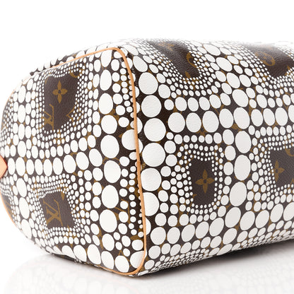 Louis Vuitton Monogram Kusama Town Speedy 30 White 9 of 11