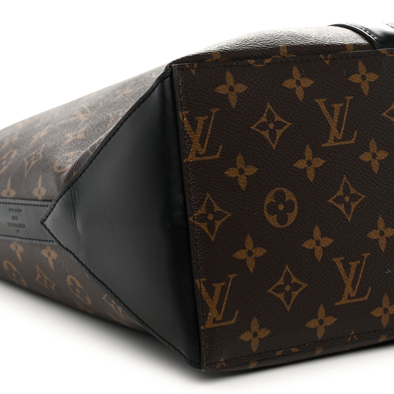 Louis Vuitton Monogram Macassar Weekend Tote GM 8 of 11